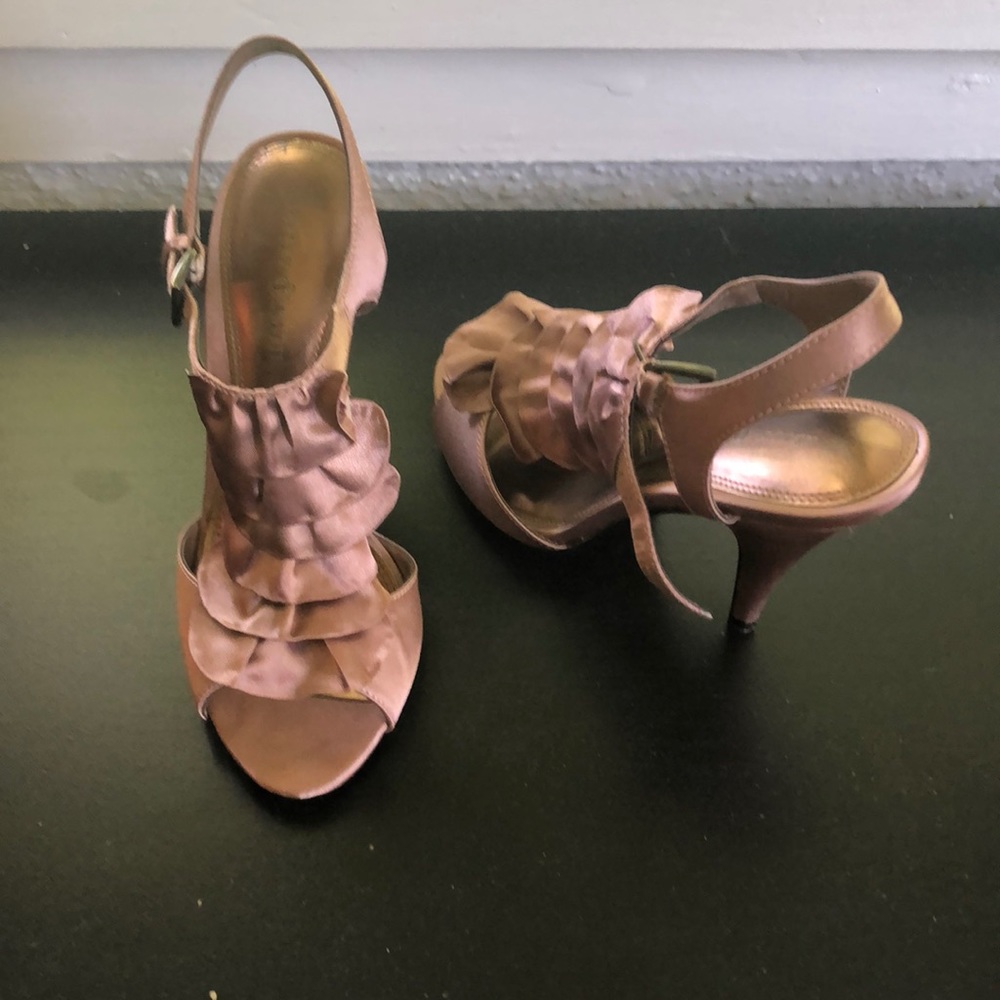 High heeled sandals
